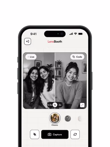 LensBooth Photo Booth Experience