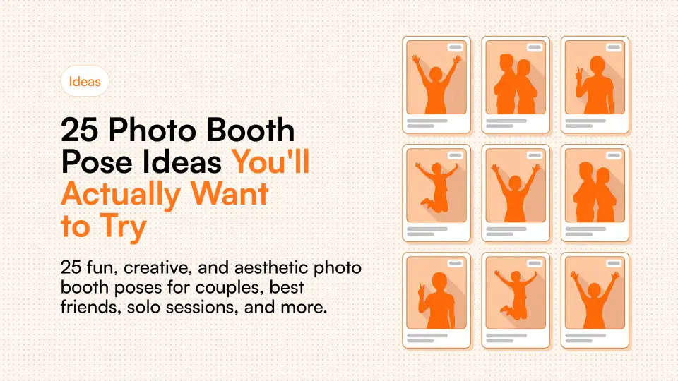 25 Photo Booth Pose Ideas You'll Actually Want to Try
